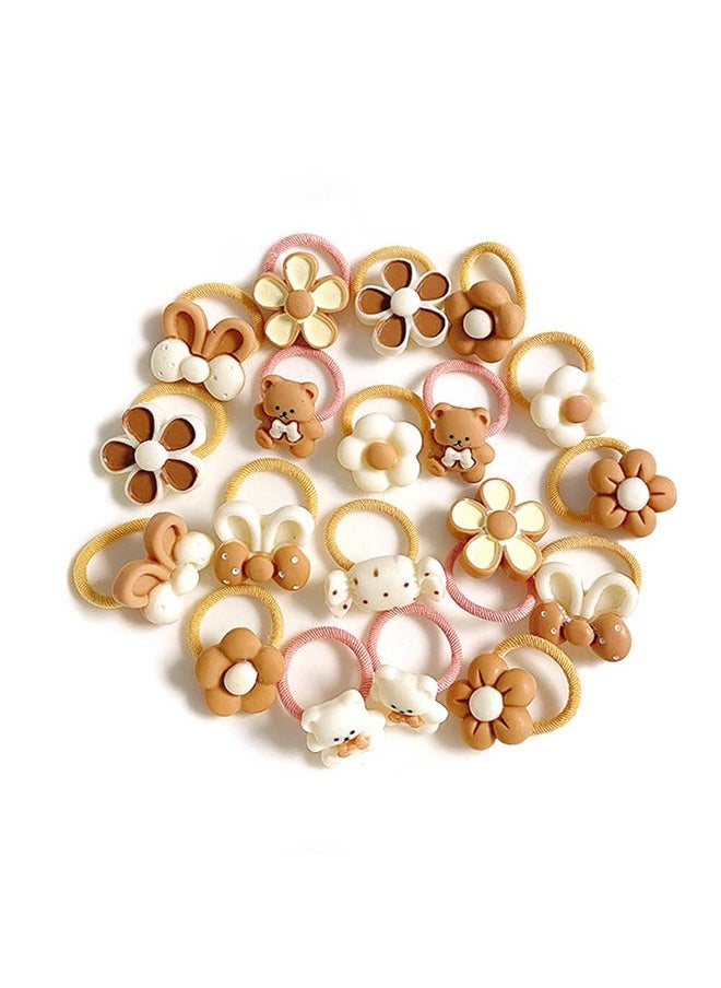 Shining Diva Fashion - Shining Diva Fashion 20 pcs Combo Elastic Hair Bands Ties Accessories for Kids Baby Girls Women (14647hb) - Image 1