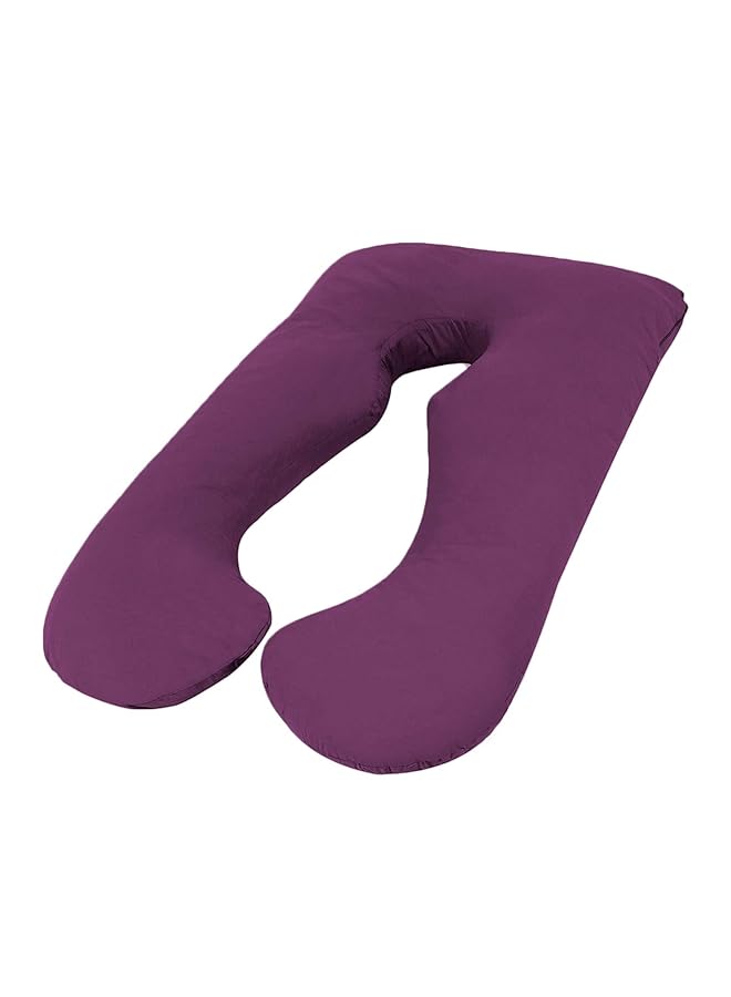 إيروريكس وسادة مريحة على شكل حرف U للحمل والأمومة من شركة Mother Comfort باللون الأرجواني - Image 1