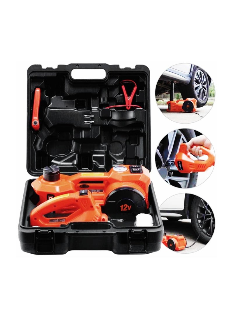 Generic Smart Electric Car Jack Kit 5 Ton 12V Electric Jack for Car with Impact Wrench and Tire Inflator Pump for SUV Sedan Truck Change Tires Garage Repair  - Image 5