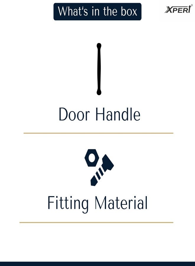 Xpert Rose Gold Handle (14 Inches) for Main Door (Pack of 1) - Stainless Steel Handle for Door - Residential & Commercial (1003) - Image 5