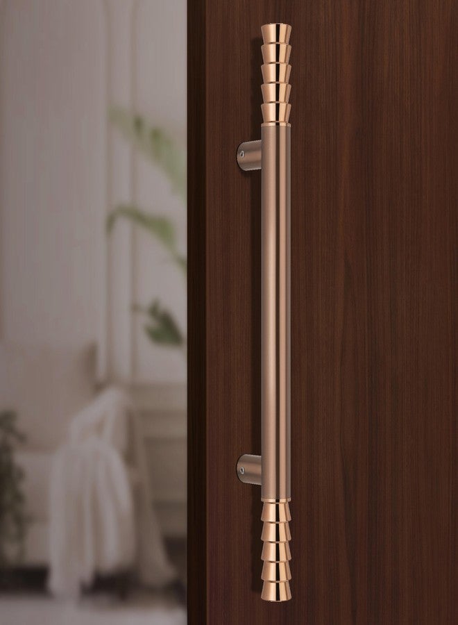 Xpert Rose Gold Handle (14 Inches) for Main Door (Pack of 1) - Stainless Steel Handle for Door - Residential & Commercial (1003) - Image 1
