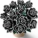 Ancesfun Black Rose Building Blocks Set for Kids 634PCS Flower Bouquet Brick Toy Romantic Gift for Girls Women Valentines Day Birthday Mothers Day Halloween DIY Artificial Plant for Home Decor - Image 2
