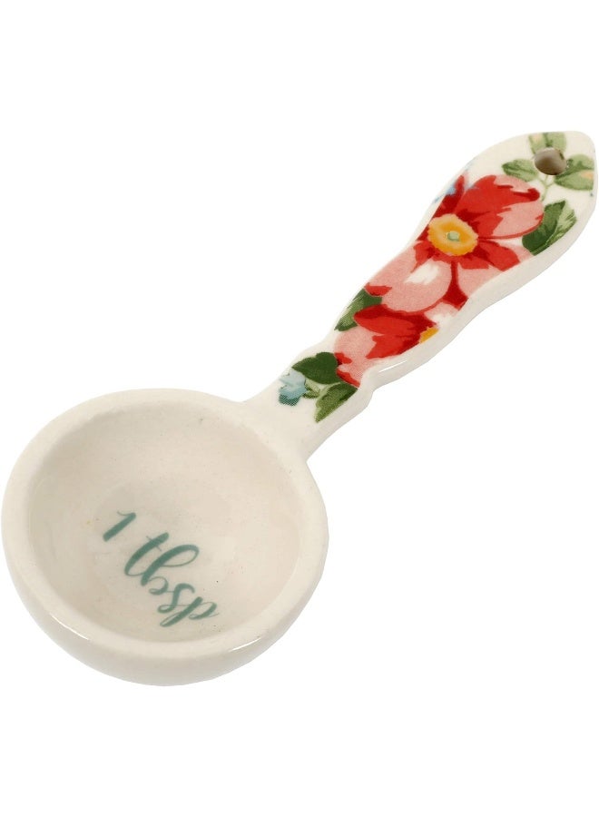 The Pioneer Woman The Pioneer Woman Vintage Floral Ceramic Measuring Spoons  - Image 2
