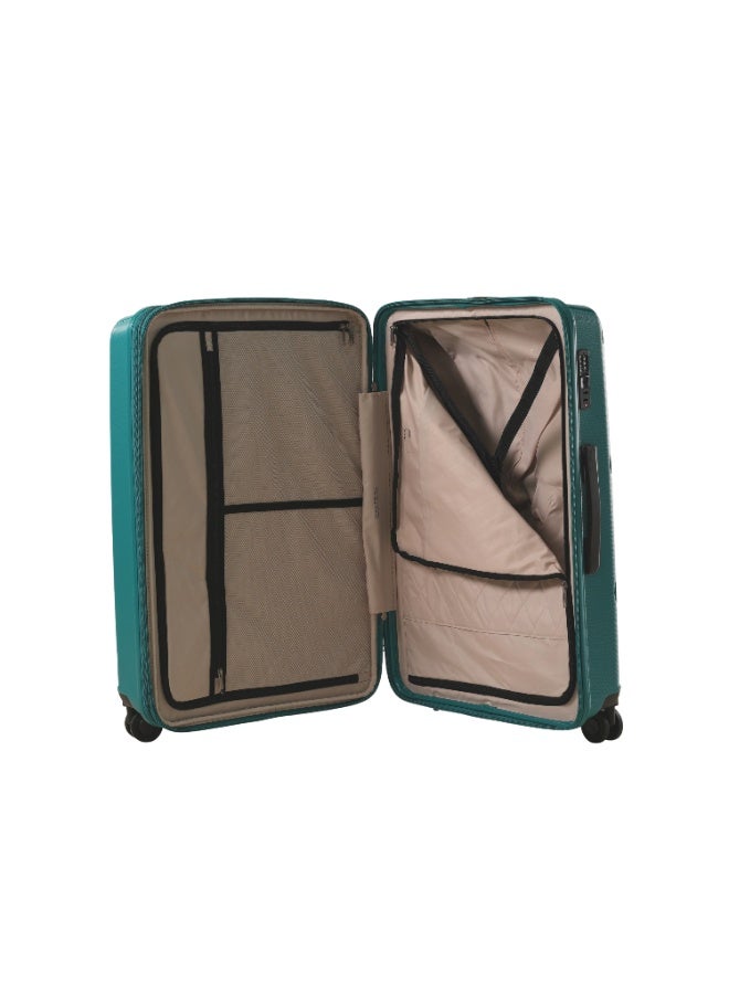 pierre cardin Pierre Cardin Hardcase Trolley Large, Expandable Zipper, Spiner Wheels, 30 inch - Image 3