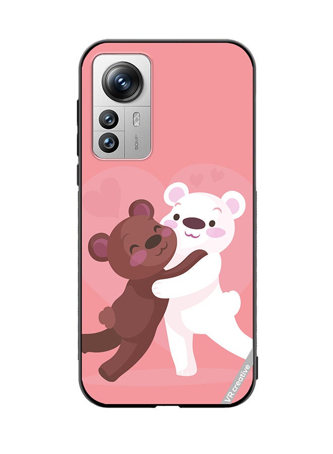 VR CREATIVE Protective Case Cover For Xiaomi 12X Love Bear Design Multicolour - Image 1