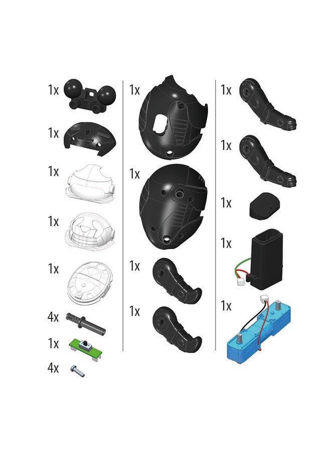 Clementoni - Rolling Robot, Battery Operated - Image 1