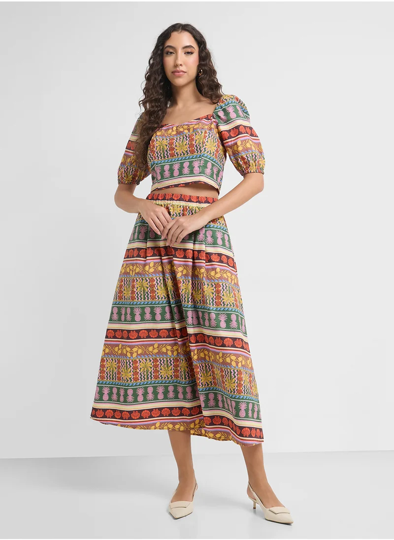 فيرو مودا Vmtruely Tropical Hw 7/8 Skirt