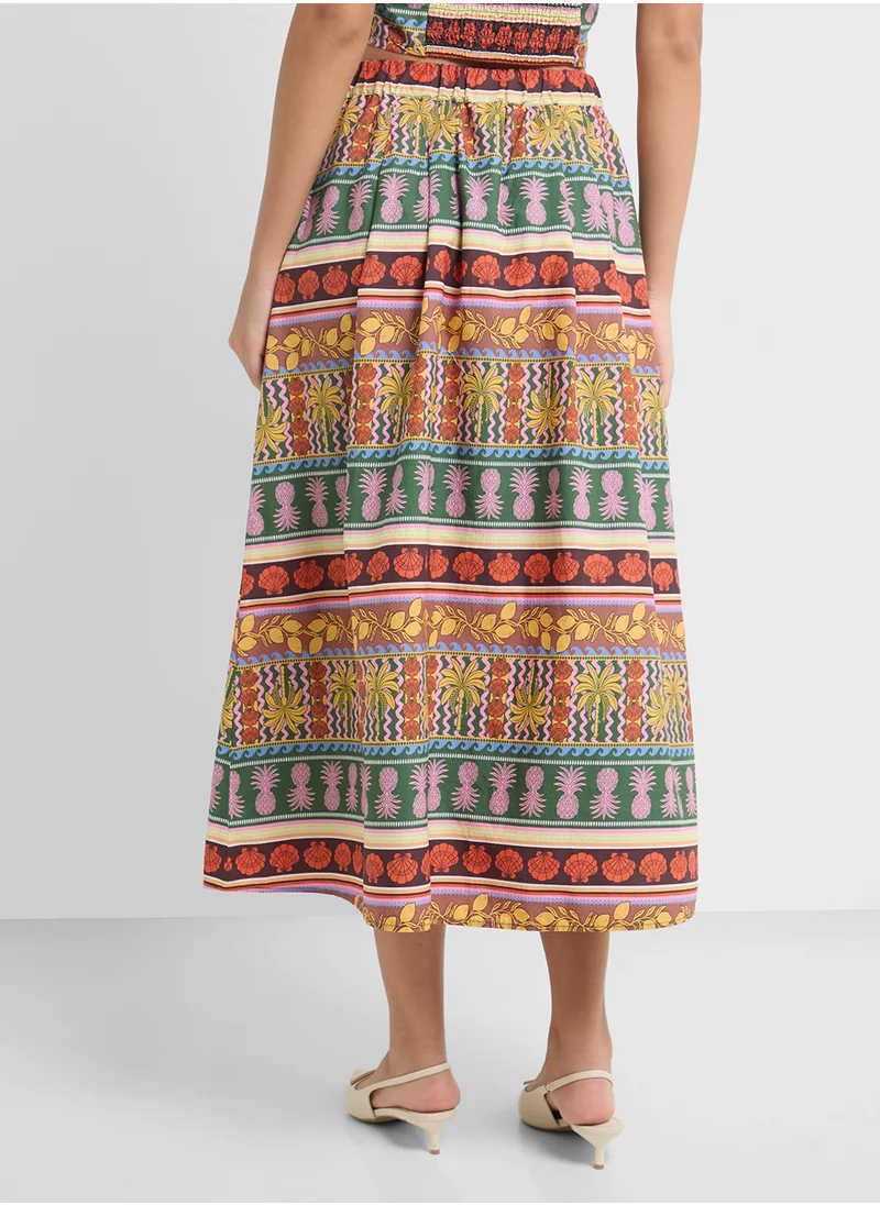 فيرو مودا Vmtruely Tropical Hw 7/8 Skirt