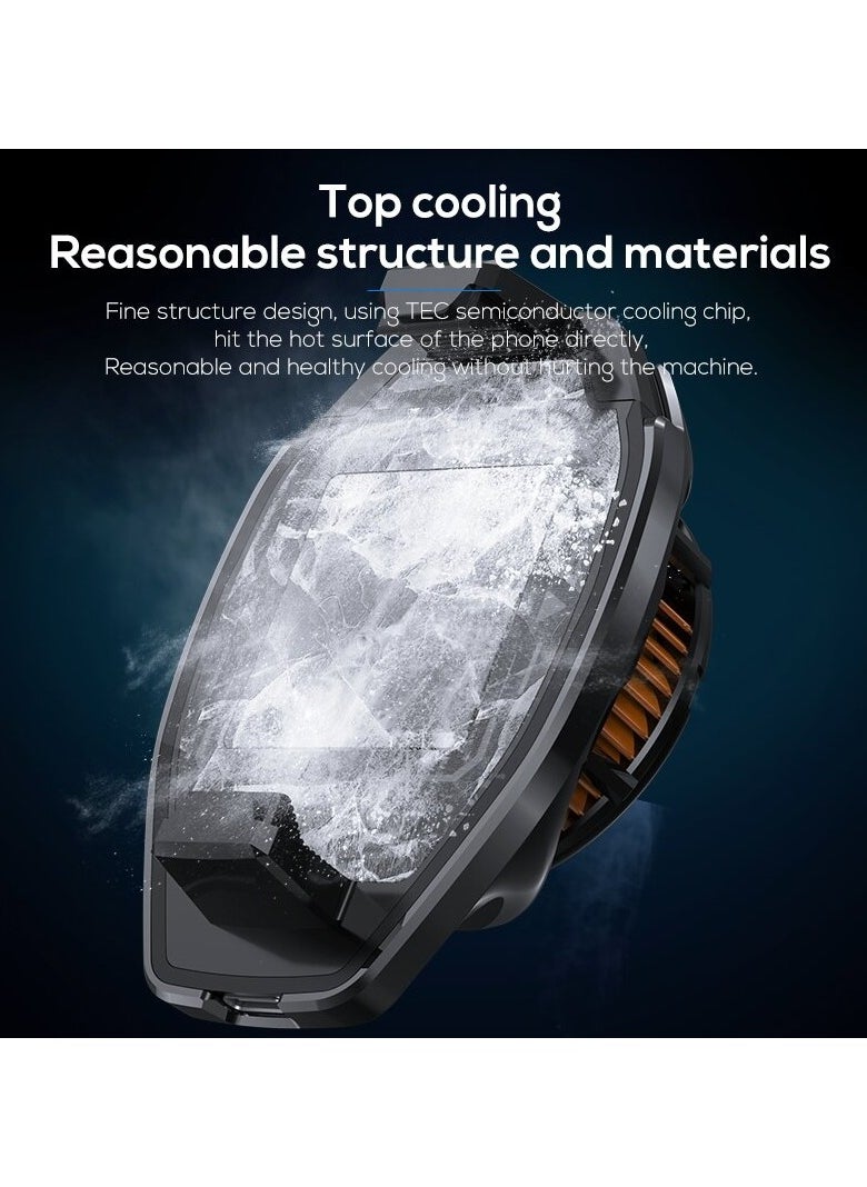 VKL - Mobile Phone Cooler for Game Fan PUBG, Designed iPhone 12/13 Series, Live Streaming and Vlog, Semiconductor Heatsink Without Noise iOS Android, ipad Tablet - Image 1
