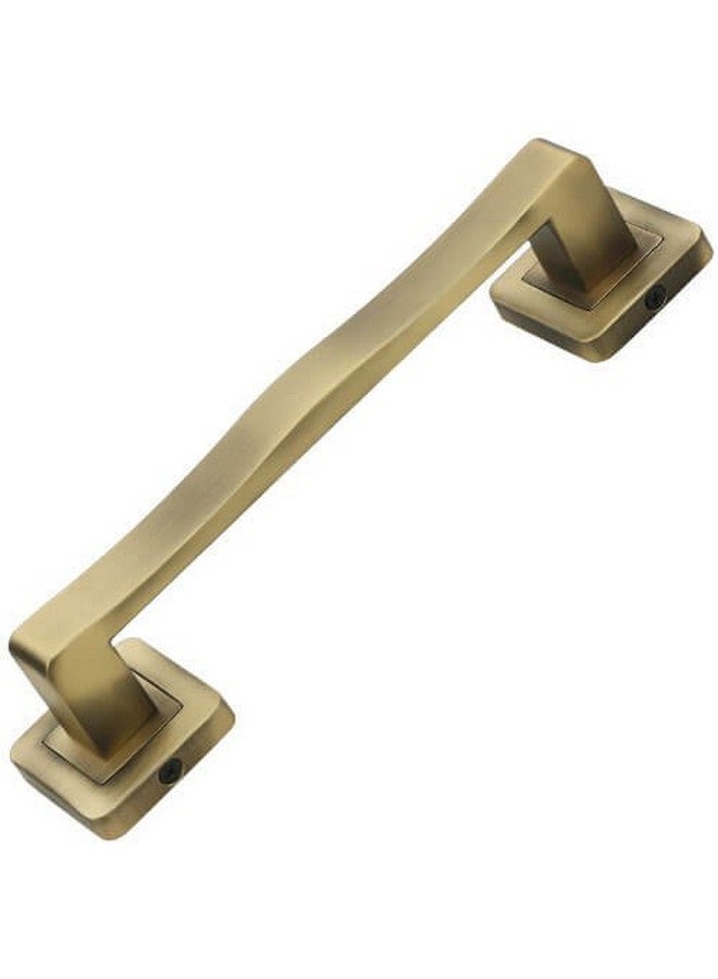FAST FAST Dh19 Brass Antique 8 Inch Main Door Pull Handle For Home, Office Doors (Brown)  - Image 1