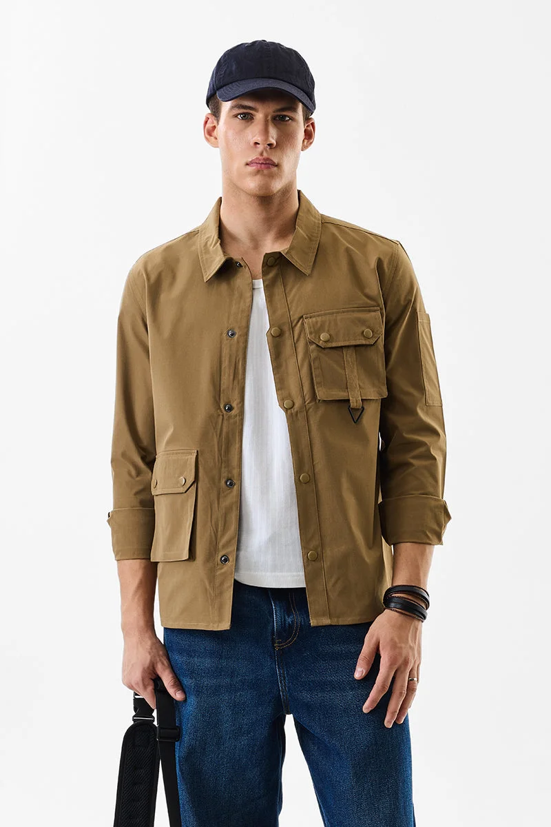 SNITCH Double Pocket Regular Fit Utility Jacket