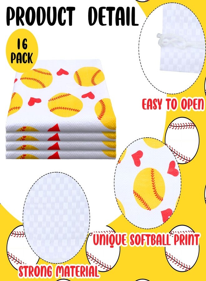 Ribbonlic 16 Pcs Potato Sack Race Bags Large Softball Race Bags for Family Outdoor Sport Game Decorations for Adults and Kids Bean Sack Games Set Outside Yard Birthday Party Supplies 40 x 20 Inches - Image 3