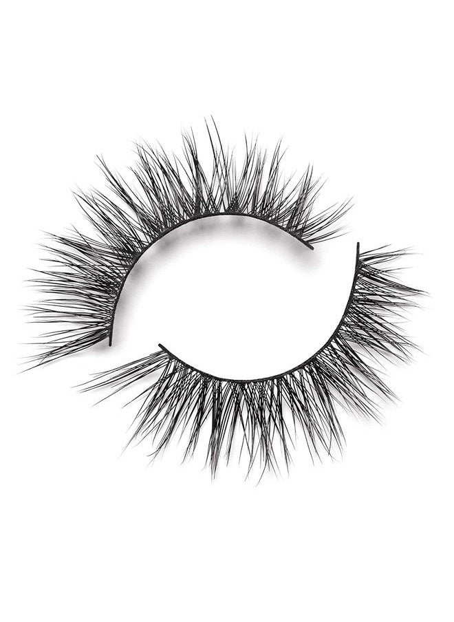 Lilly Lashes - Luxe in Lite Mink Lashes | Wispy Lashes Mink | Natural Looking Lashes | False Eyelashes | Mink Cat Eye Lashes | Strip Lashes | Fake Lashes 13mm length, Reusable Up to 15 Wears - Image 1