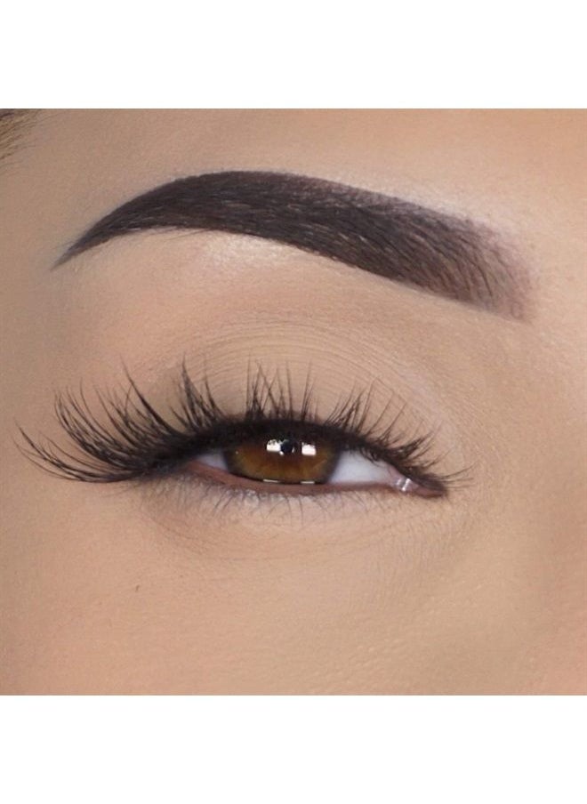 Lilly Lashes - Luxe in Lite Mink Lashes | Wispy Lashes Mink | Natural Looking Lashes | False Eyelashes | Mink Cat Eye Lashes | Strip Lashes | Fake Lashes 13mm length, Reusable Up to 15 Wears - Image 1