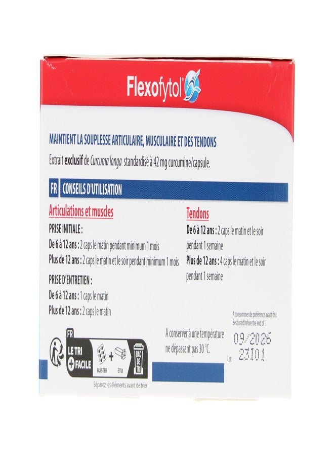 Flexofytol مستخلص الكركم المحسن بيولوجيًا فليكسوفيتول للمفاصل والتهاب المفاصل - 180 كبسولة هلامية - Image 5