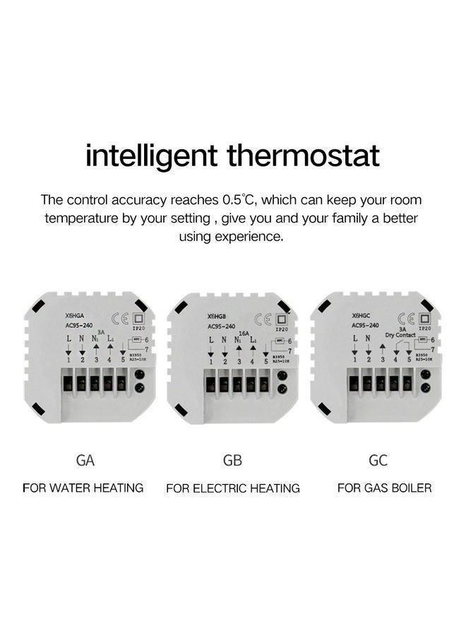 NIBEMINENT Intelligent Temperature Controller Thermostat White - Image 2