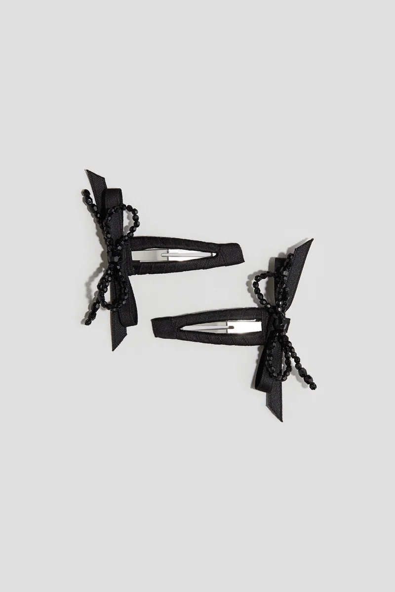 H&M 2-pack embellished hair clips