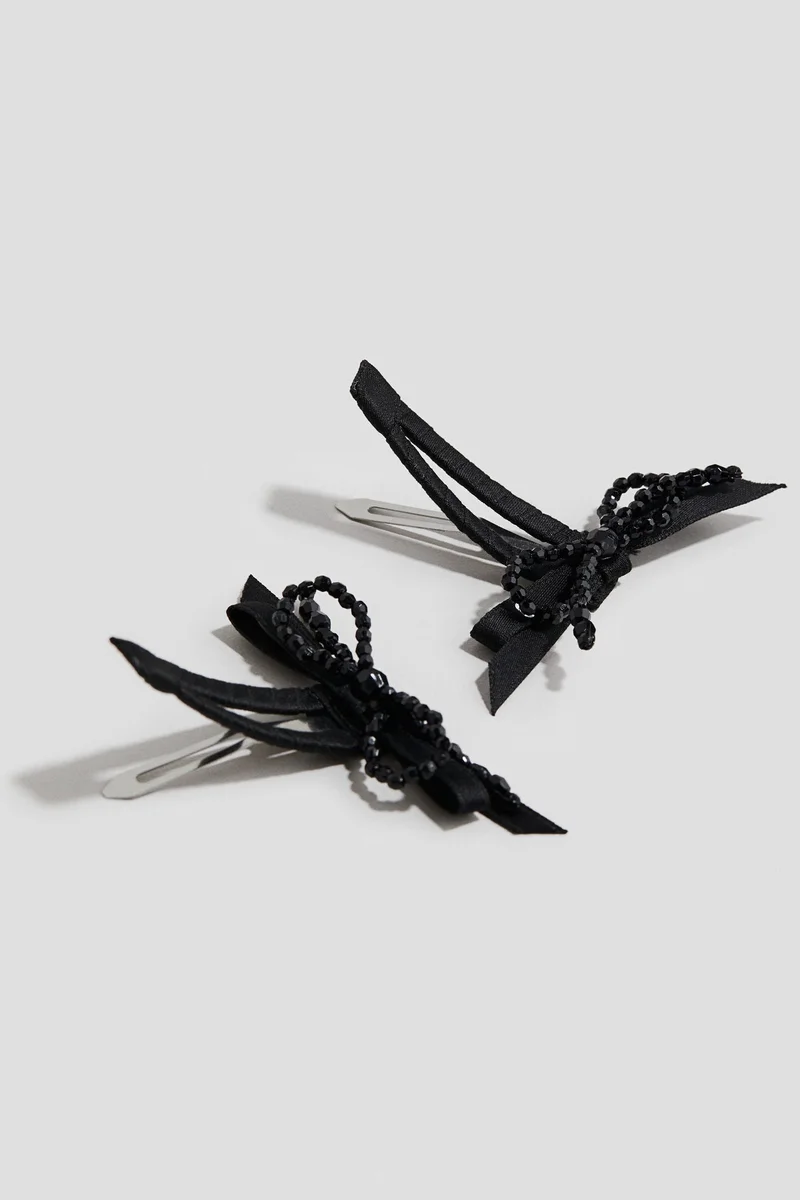 H&M 2-pack embellished hair clips