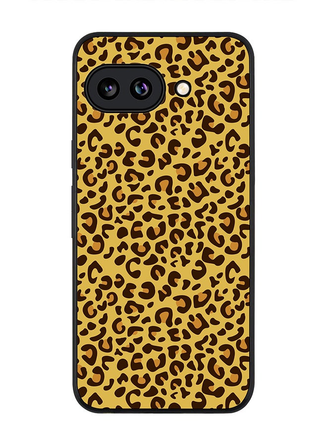 Stylizedd Rugged Case for Google Pixel 10a- Slim Fit Hybrid Rubber Cover Leopard Skin Print