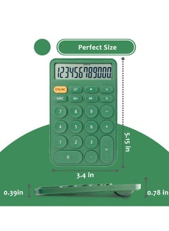 Generic Calculator, Desktop Large Display and Buttons, Mechanical Switch Calculator 12 Digit for Office, School, Home & Business Use, Automatic Sleep, with Battery  - Image 2