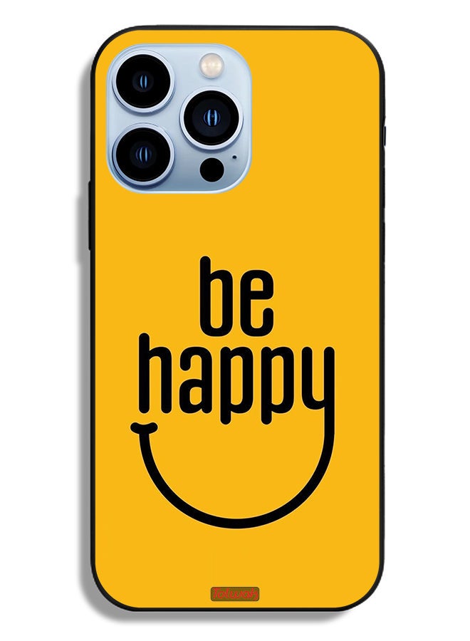 Tolwak Apple iPhone 13 Pro Protective Case Be Happy - Image 2