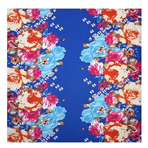 Ayliss Womens Swimwear Chiffon Printed Cover up Beach Sarong Pareo Bikini Swimsuit Wrap (#19 (57"*55")) - Image 3