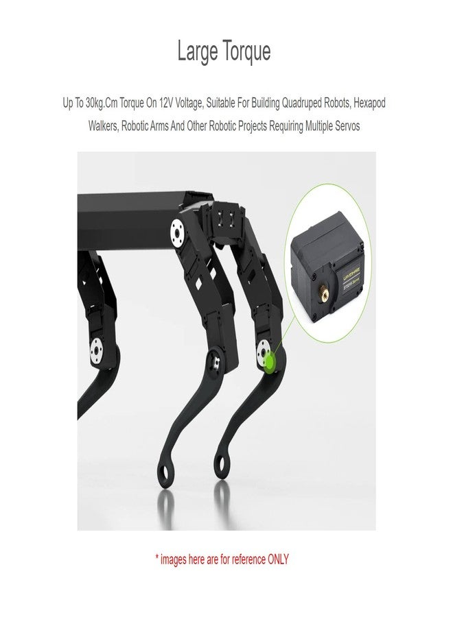 waveshare 30KG High Precision and Torque Servo Motor Metal Gear ST3215 Programmable 360° Magnetic Encoder Serial Bus Servo for Robot Project,Two-Way Feedback, Servo/Motor Mode Switchable - Image 4