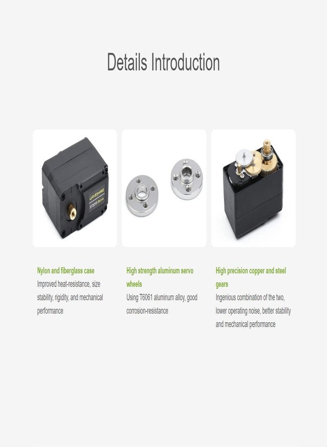 waveshare 30KG High Precision and Torque Servo Motor Metal Gear ST3215 Programmable 360° Magnetic Encoder Serial Bus Servo for Robot Project,Two-Way Feedback, Servo/Motor Mode Switchable - Image 3