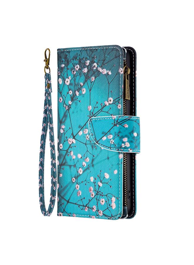 Zaboon Case For Infinix Zero X / X Pro Colored Drawing Pattern Zipper Horizontal Flip Phone Leather Case - Image 2