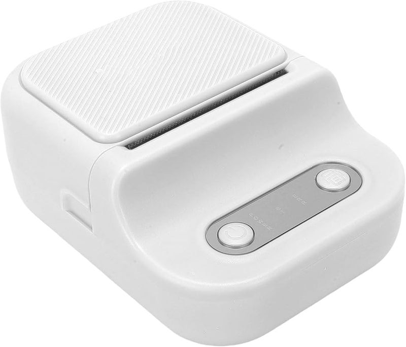 Portable Thermal Label Printer Bluetooth App Phone Photos Multiple Templates White - Image 1