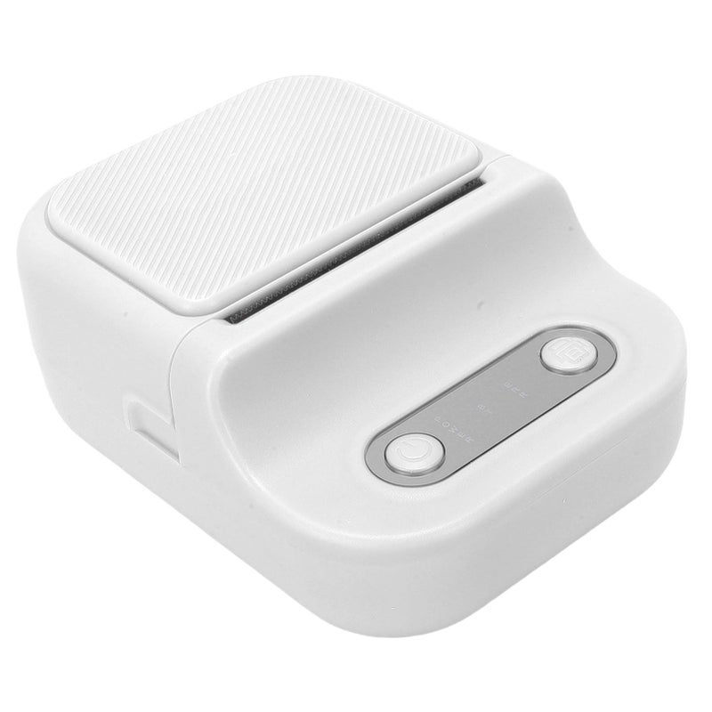 Portable Thermal Label Printer Bluetooth App Phone Photos Multiple Templates White - Image 3
