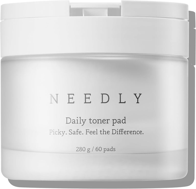 Needly Daily Tonic Swab Facial Exfoliating Pads with BHA and PHA Deep Hydration Pore Minimizer for Face Centella Tea Tree High Volume Essence Cotton Swab