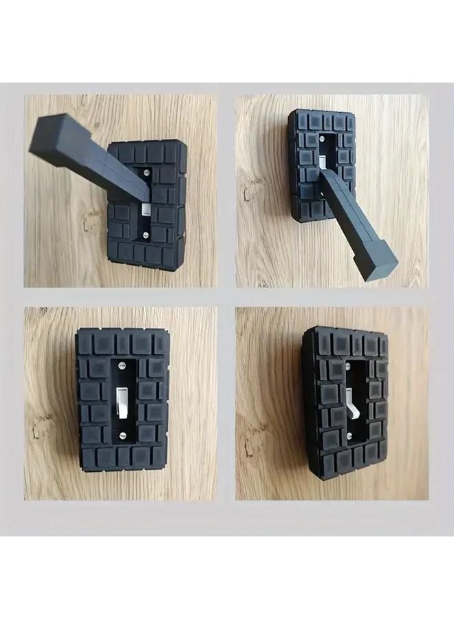 Gothic Black Wall Panel Cover Easy Install No Wiring Halloween Decor - Image 2