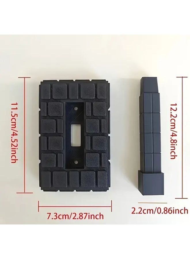 Gothic Black Wall Panel Cover Easy Install No Wiring Halloween Decor - Image 4