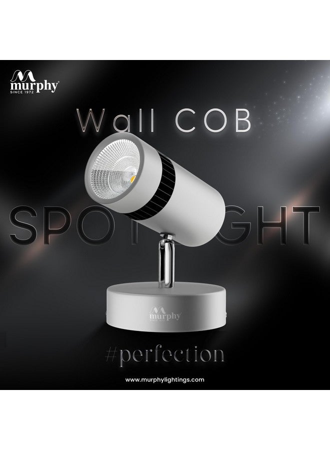 Murphy Aluminium 10W Adjustable Aliminum Led Wall Cob Surface Mounted Spot Light With 2 Years Warranty (Warm White, Pack Of 1) - Image 2