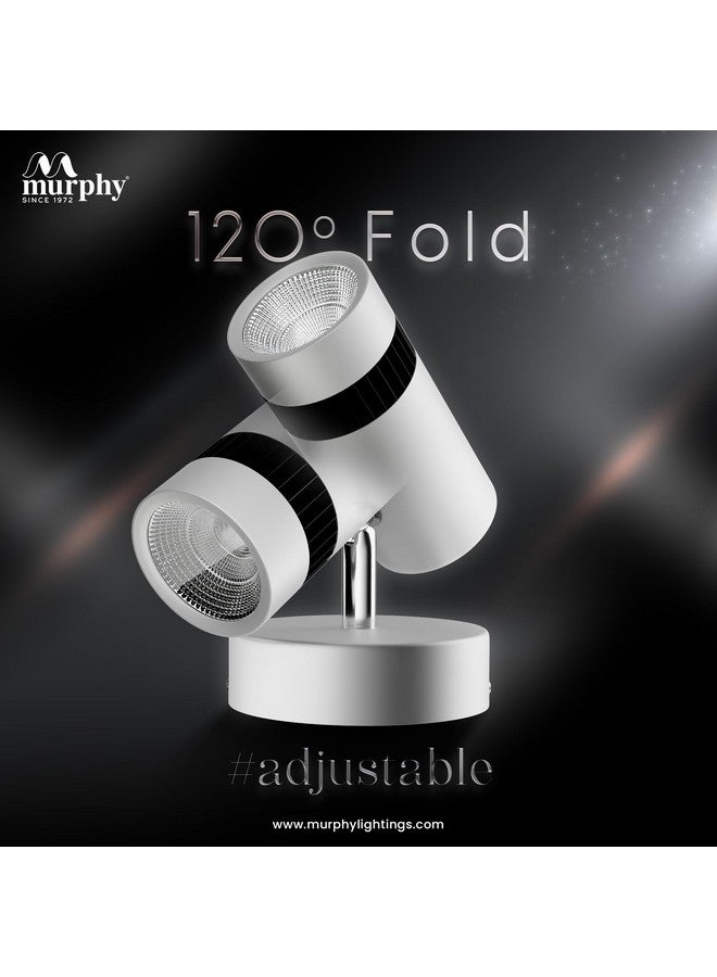 Murphy Aluminium 10W Adjustable Aliminum Led Wall Cob Surface Mounted Spot Light With 2 Years Warranty (Warm White, Pack Of 1) - Image 3