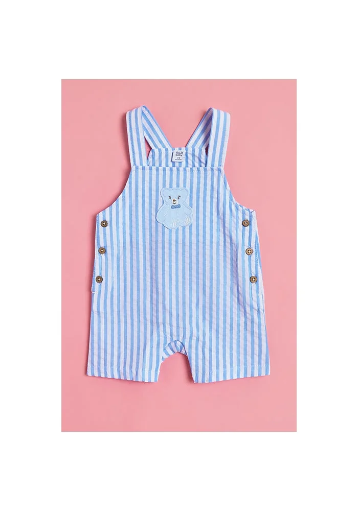 R&b Embroidered T-Shirt and Dungaree Set