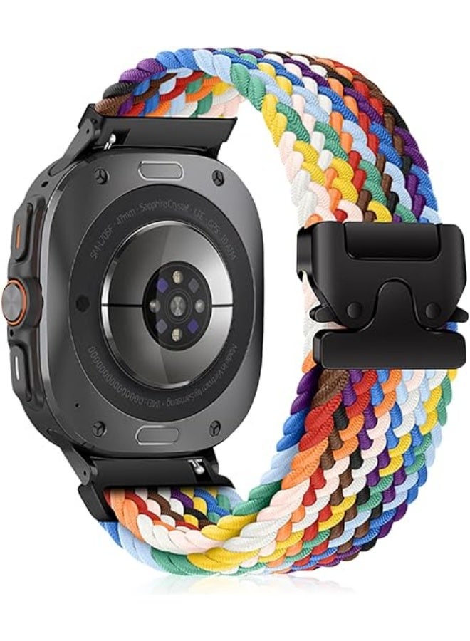 ترامكس حلقة منسوجة منفردة لحزام ساعة Apple Watch، مناسبة للرجال والنساء 38 مم، 40 مم، 41 مم، 42 مم، حزام رياضي من النايلون المرن بإبزيم مظلي من النايلون المرن، مناسب لساعة iWatch Series 10 9 9 8 7 6 6 5 4 3 SE/Ultra 2 - Image 1