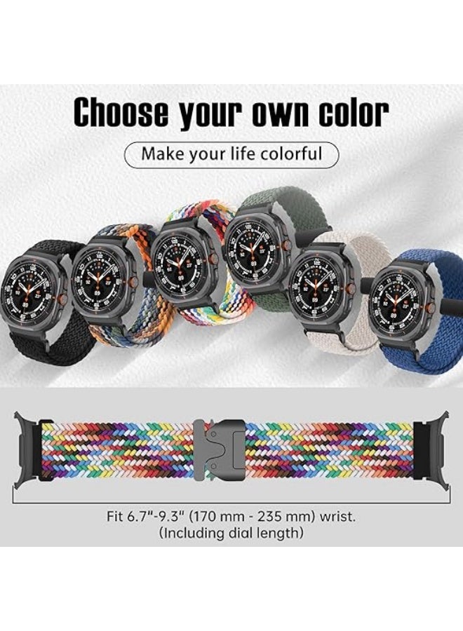 ترامكس حلقة منسوجة منفردة لحزام ساعة Apple Watch، مناسبة للرجال والنساء 38 مم، 40 مم، 41 مم، 42 مم، حزام رياضي من النايلون المرن بإبزيم مظلي من النايلون المرن، مناسب لساعة iWatch Series 10 9 9 8 7 6 6 5 4 3 SE/Ultra 2 - Image 5