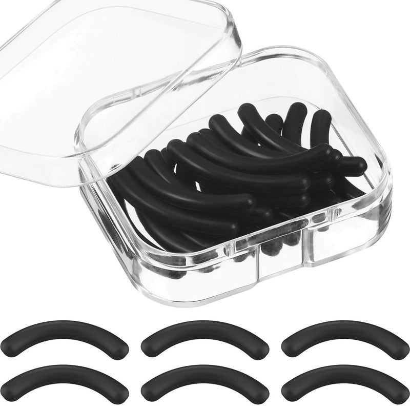 Zhehao Zhehao Eyelash Curler Refill Eyelash Curler Pad Silicone Rubber Curler Replacement Refill Pad for Universal Lash Curler with Clear Storage Box