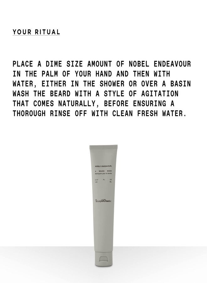Triumph & Disaster | Noble Endeavour | Gentle, Cleansing Beard Wash - Sulfate-free foaming, 5.07 oz - Image 3