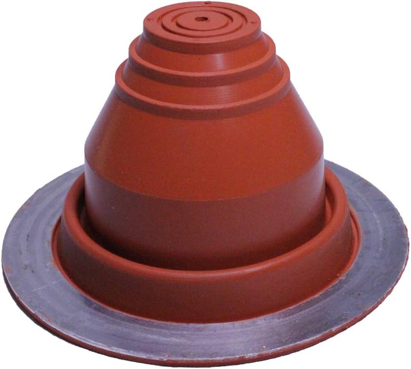 Flashers #1 Silicone High Temp Round Flexible Roof Jack Pipe Boot Metal Roofing Pipe Flashing (Pipe OD 1/4" to 2") - Image 1