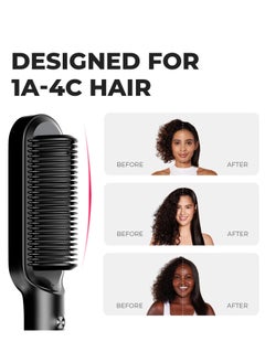 TYMO Ring Hair Straightening Brush TY.HC100.BK - Black  - Image 5