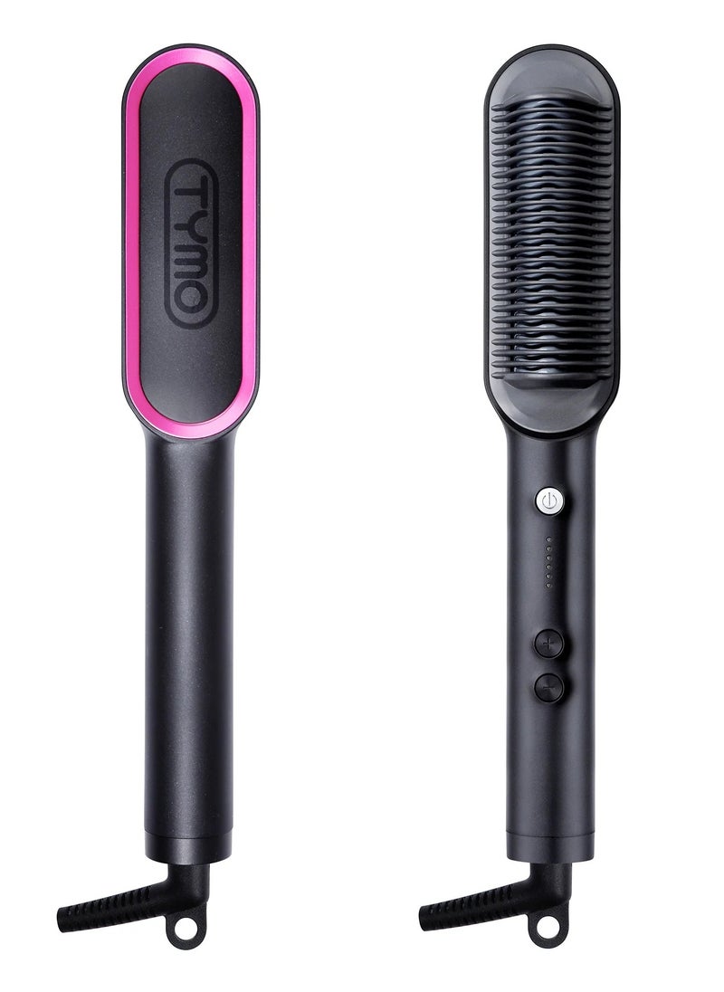 TYMO Ring Hair Straightening Brush TY.HC100.BK - Black  - Image 1