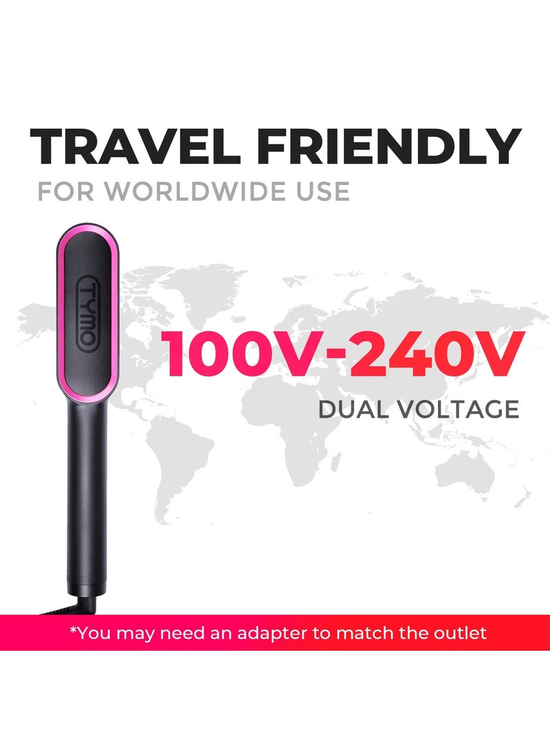 TYMO Ring Hair Straightening Brush TY.HC100.BK - Black  - Image 3