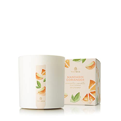 Thymes Candle - 8 Oz - Mandarin Coriander - Image 1