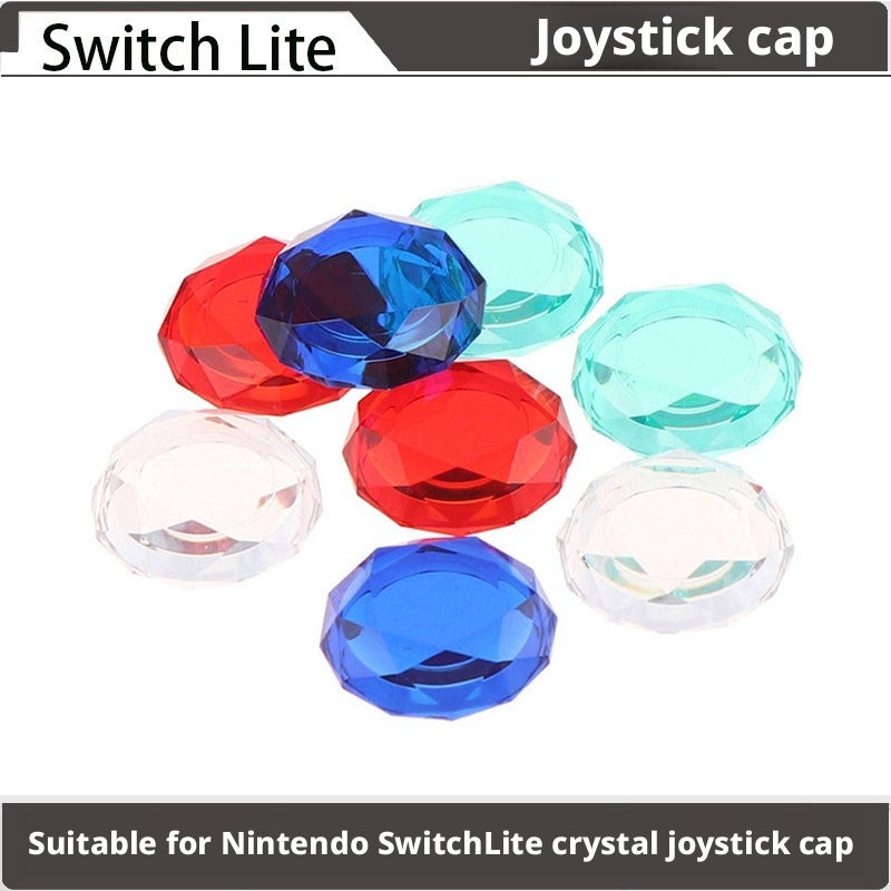 غطاء عصا تحكم كريستالي شفاف لـ Nintendo Switch Lite - Image 1