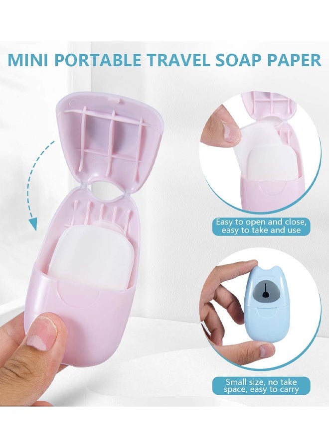 3 Boxs (150 Sheets) Mini Portable Travel Soap Paper Sheets Disposable Hand Washing Bath Scented Paper Soap For Outdoor, Camping Hiking - Image 3