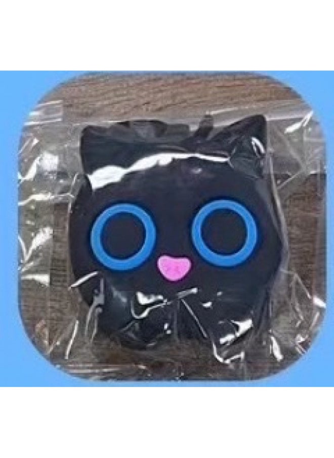 2024 Cartoon British Rules 20W Fast Charging Head Protective Cover For Apple 20WPD Charger Folding Three-plug-Specifications:Black Cat 4-piece Set