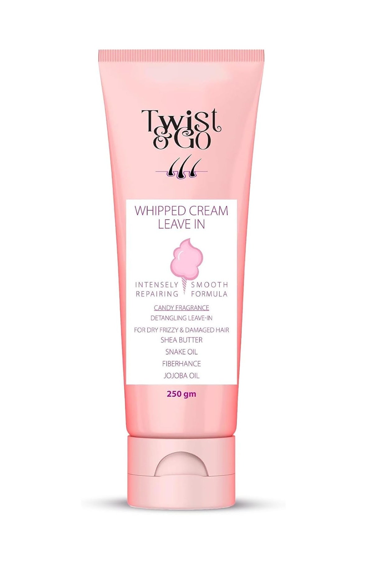 Twist & Go Whipped Cream Leave-In 250GM / Intensely Repairing Smooth Formula